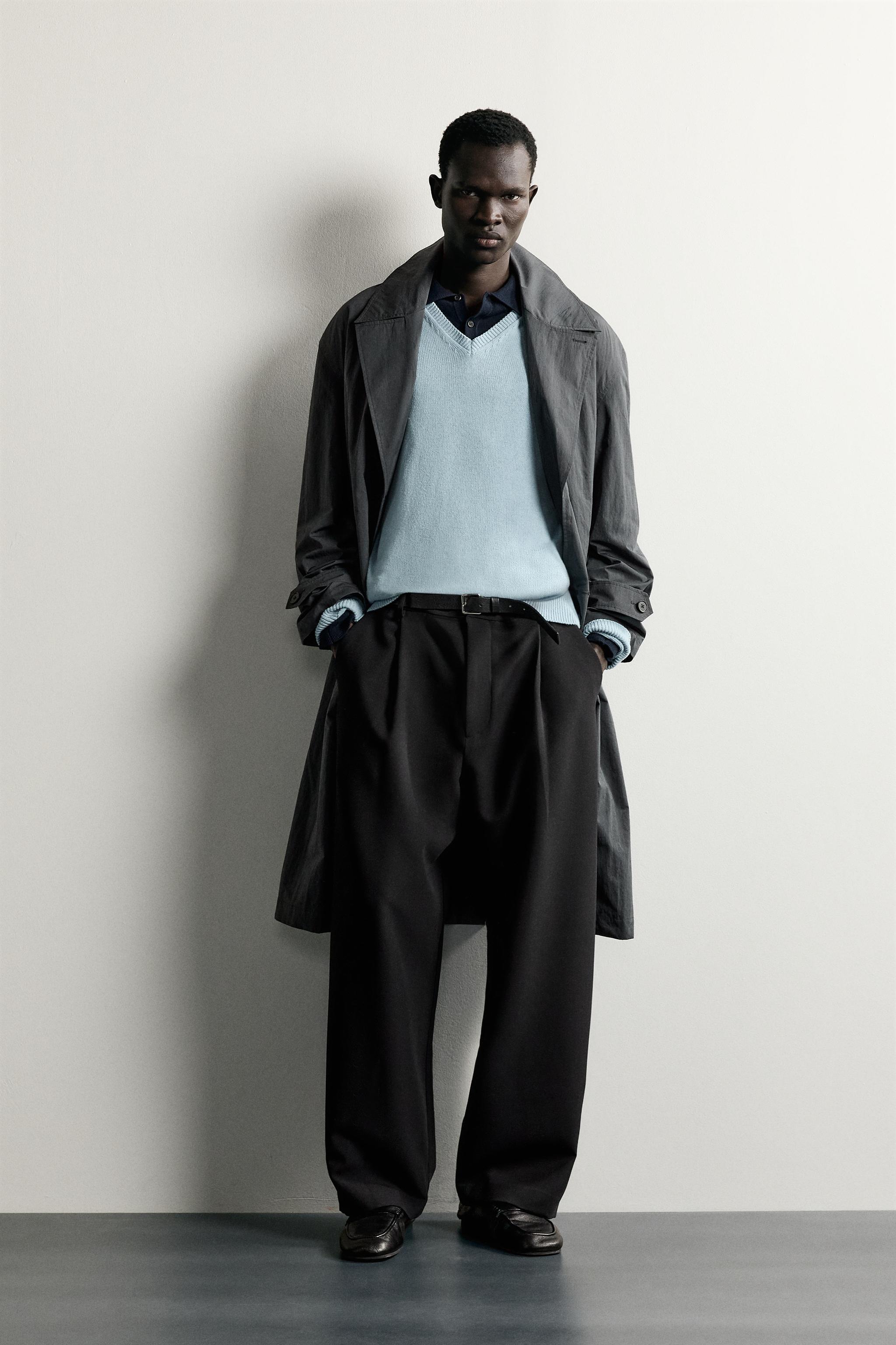 RELAXED-FIT TECHNICAL TRENCH COAT